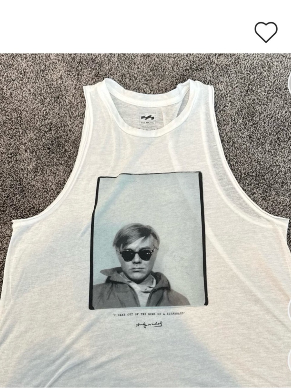 Ladies Andy Warhol Vintage Tank M
